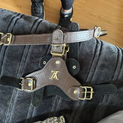 leather dog harness 