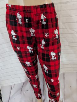 Munki Munki Christmas Snoopy PJ Women's Size M 