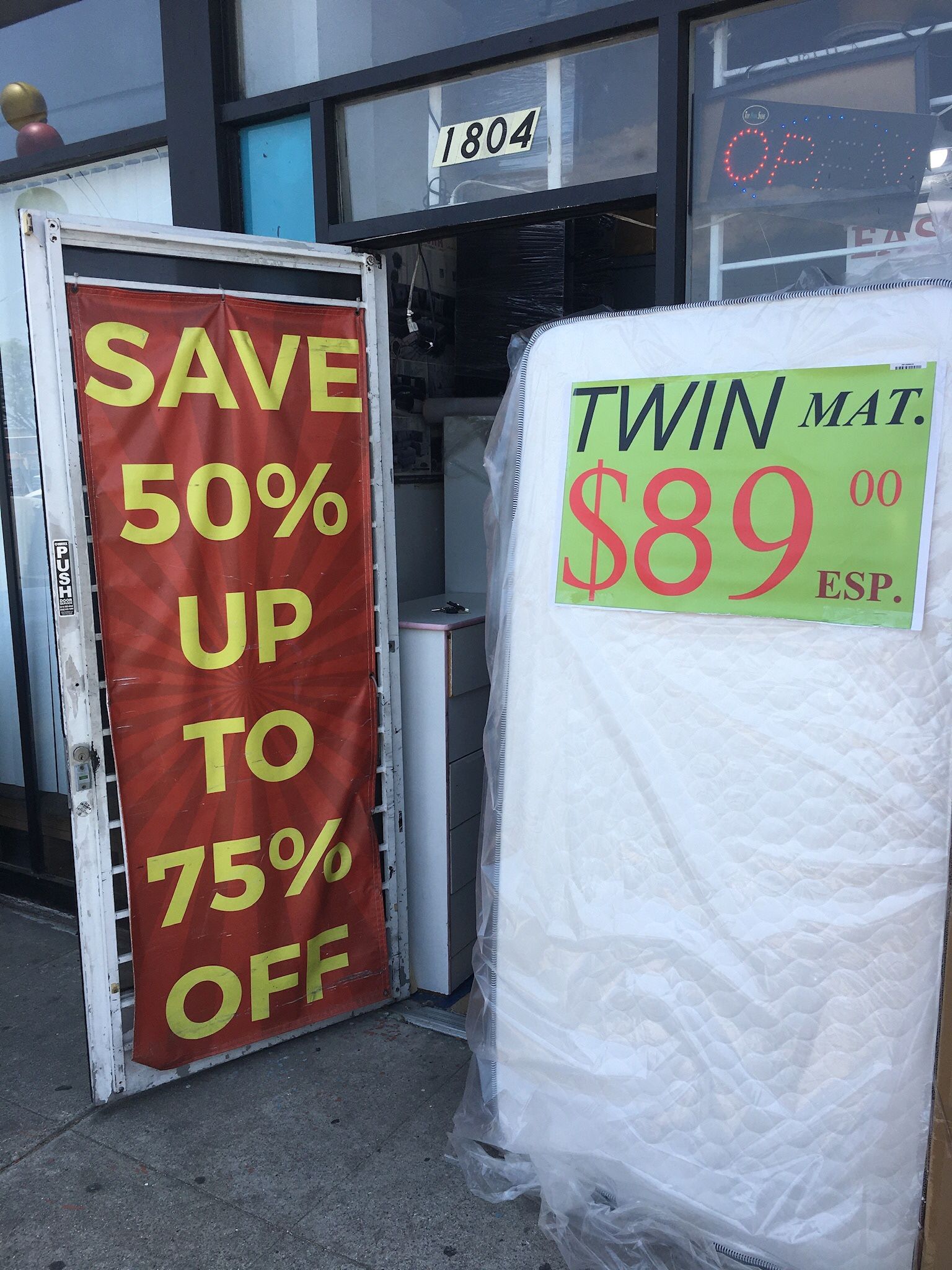 Twin Mattress Regular New Reversible