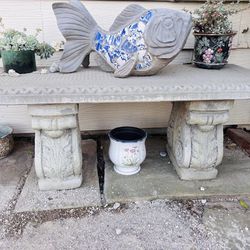 Stone bench