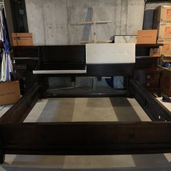King Size Bed frame and Nightstands $300 / OBO