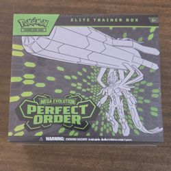 Pokemon Cards Mega Evolution Perfect Order Elite Trainer Box