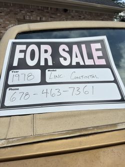 1978 Lincoln Continental