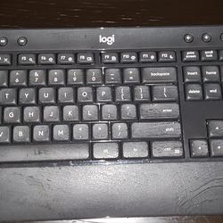 Logitech K540e advanced keyboard Nano Receiver Included Tested