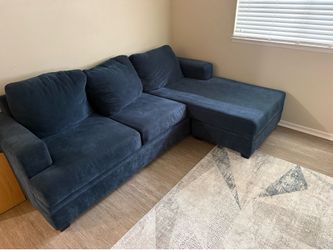 Bonaterra Midnight Sectional Sofa w/ Reversible Chaise
