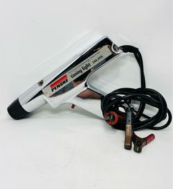 Vintage Sears / Penske Chrome Power Auto Timing Light (contact info removed) cleaned