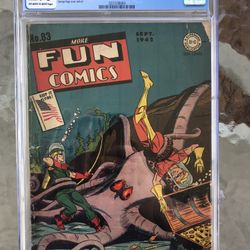 More Fun #83 (1942) CGC 2.0 — O/w to White Pages; George Papp Octopus Cover 