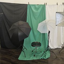 Photography Backdrop And Lights