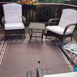 Patio Furniture Set -6piece Wicker Set 
