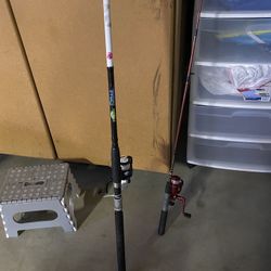 2 Fishing Rods And Loures 