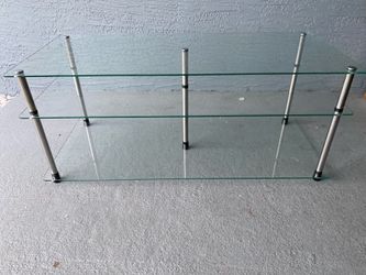 Designs2Go Classic Glass 3 Tier Coffee Table