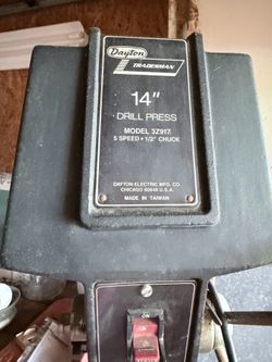 14’ drill press