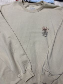 3XL Not All Growth Is Green Graphic Crewneck Sweatshirt