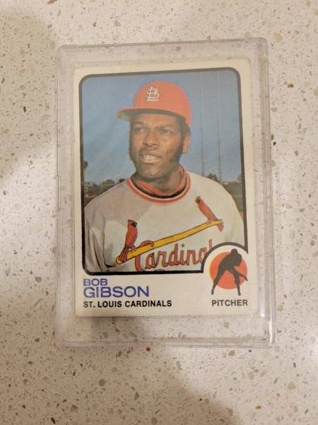 1973 Topps Baseball Card #190 Bob Gibson HOF St. Louis Cardinals