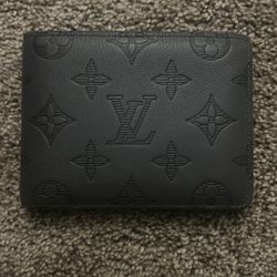 LOUIS VUITTON Portefeuille Multiple Monogram Shadow AnthraciteGray 
