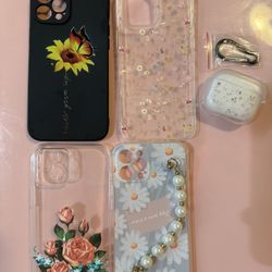 iPhone 12 Pro Max Bundle : Brand New / & AirPod Case / 1/2