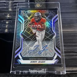 jerry jeudy rookie auto obsidian /150