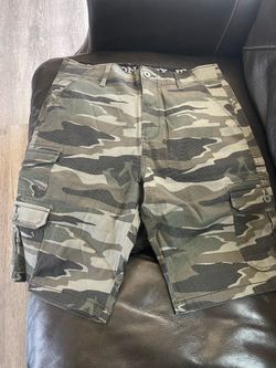 Camo cargo shorts