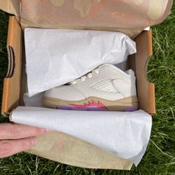 Nike Jordan 5 Retro Low ‘ Peanut Butter & Jelly’ Rare 5c (td)  toddler HJ5992