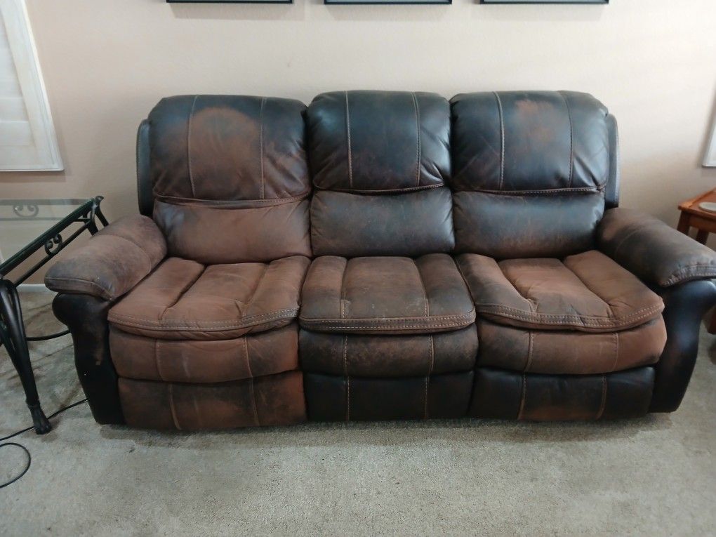 Sofa & Love Seat (both are recliners)