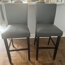 Tall Grey Stools