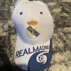 Real Madrid Soccer Baseball Hat 