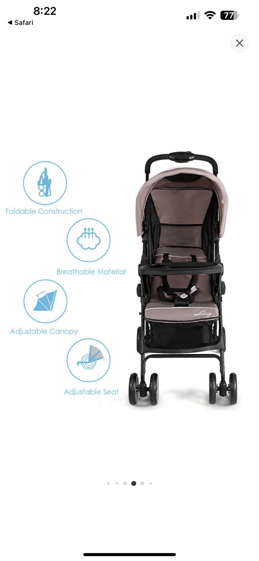 Baby Lightweight Stroller New 