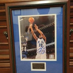 Autographed Tracy Mcgrady photo with coa mint pet SMOKE KID FREE Home