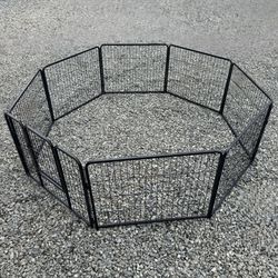 NEW 24”H Metal Dog Playpen Pet Fence