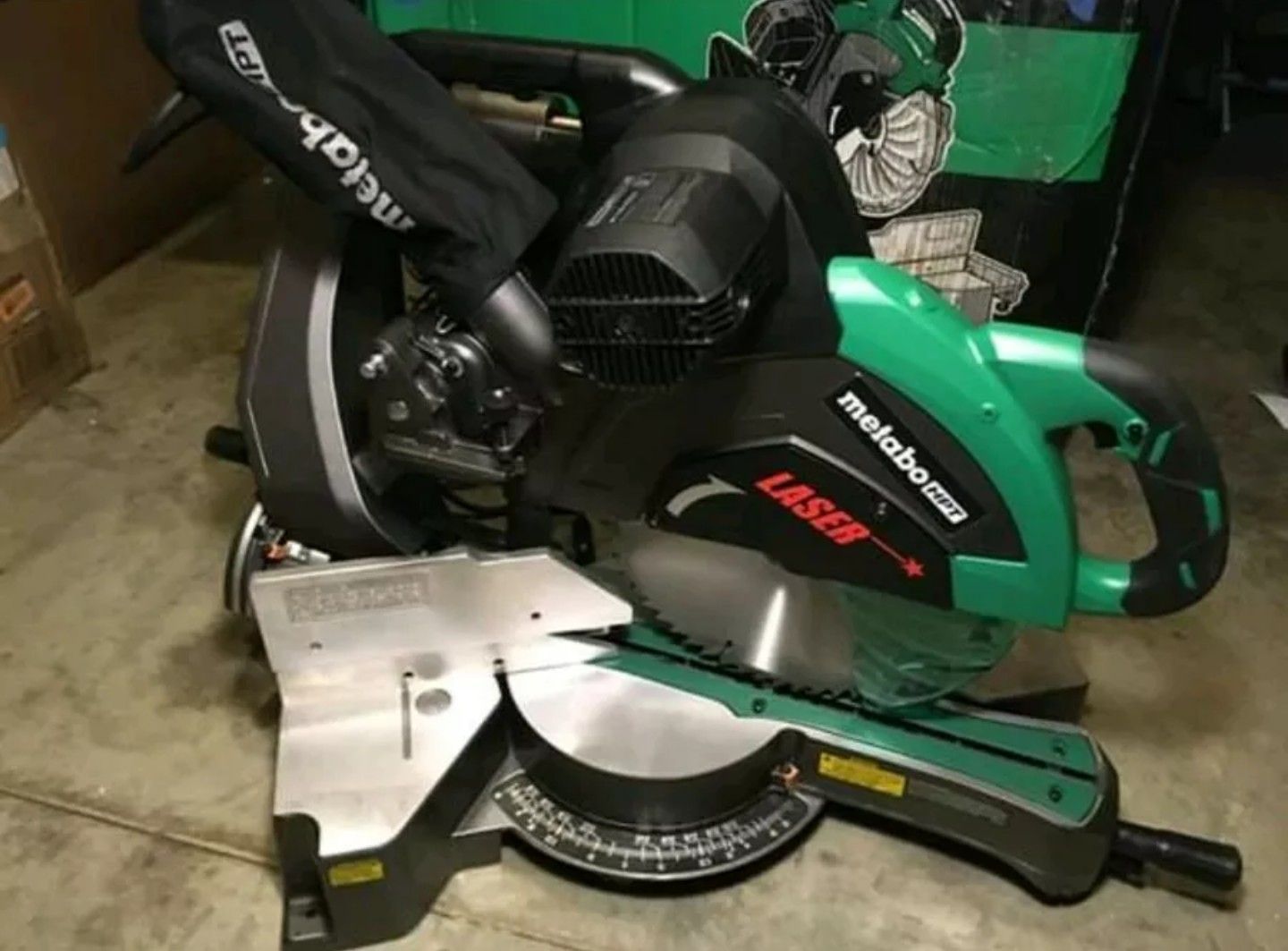 NEW! Metabo HPT C12RSH2S 12" Sliding Compound Miter Saw, Double Bevel with Laser