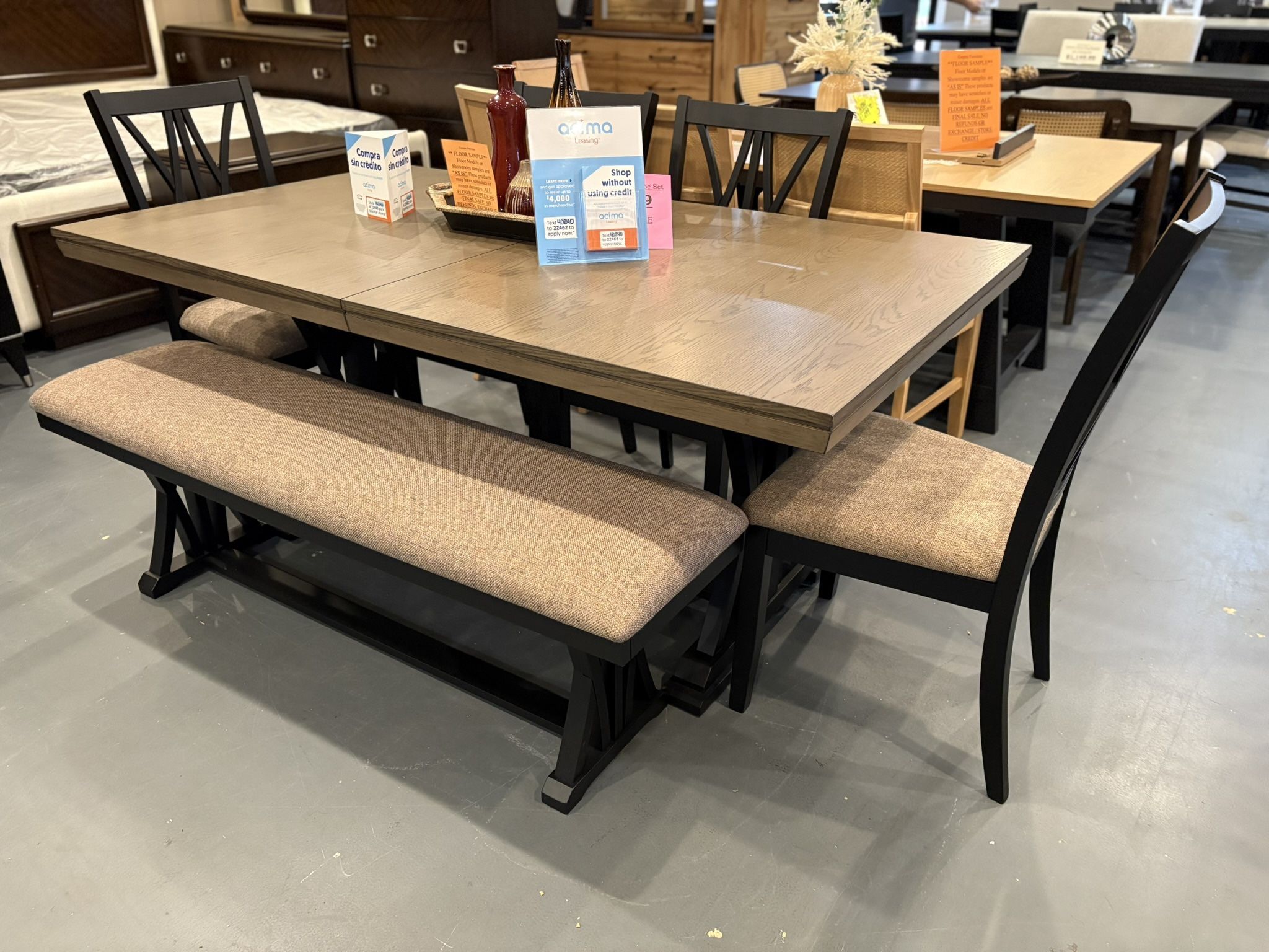 New 6Pc Dining Table Set