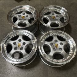 New 18” 2075 Porsche 911 Carrera 996 Rotary Forged Rims Wheels 18x8 +50 18x9.5 5 (5x130) CB:71.6  Brand New in Box   Pickup in Baldwin Park / Shipping