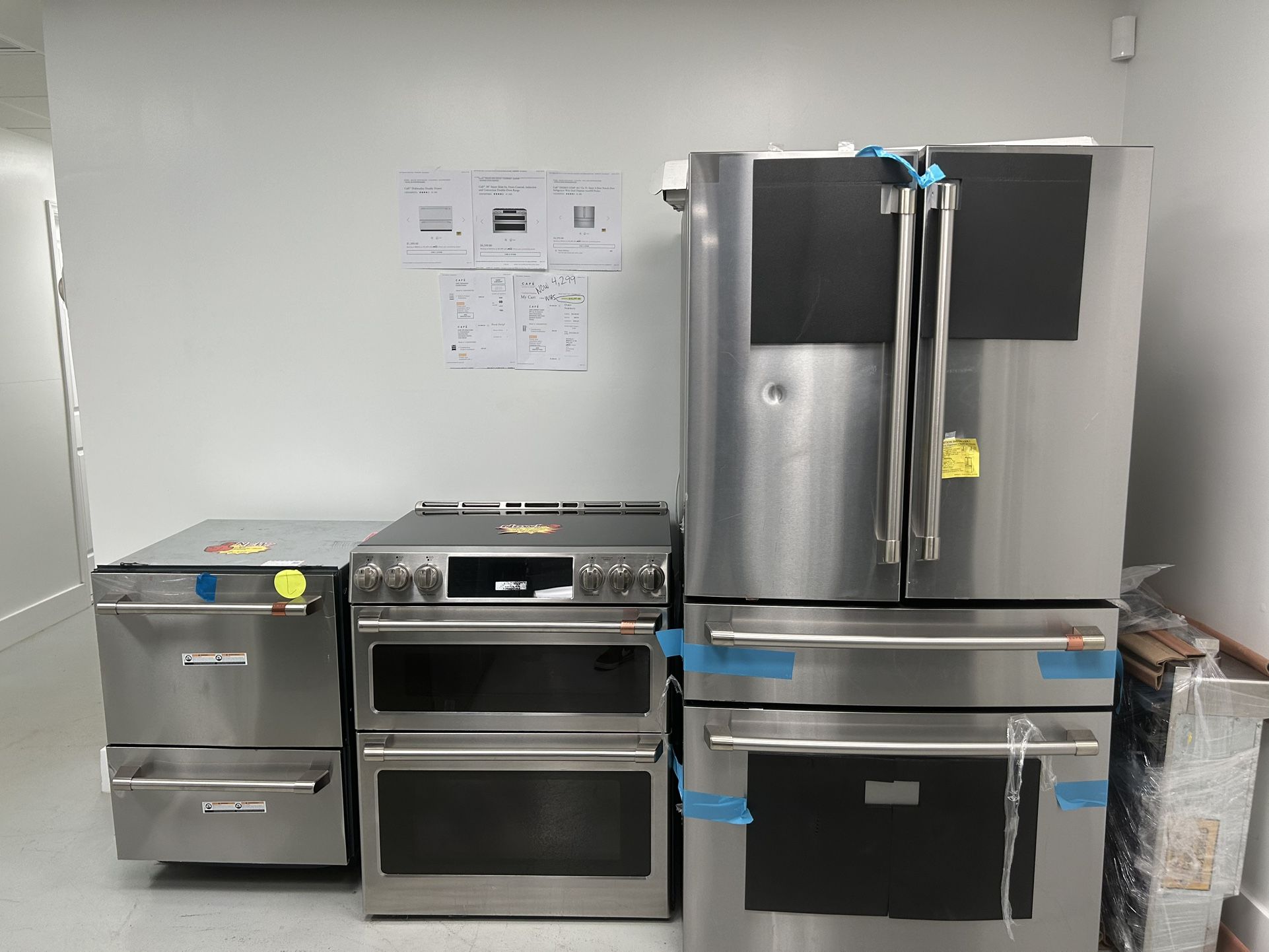 NEW open Box GE Cafe Kitchen Set ON SALE 60% OFF