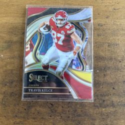 2024 SELEGT TRAVIS KELCE DIE CUT PRIZM CARD