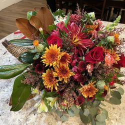 Flower Centerpiece Cornucopia