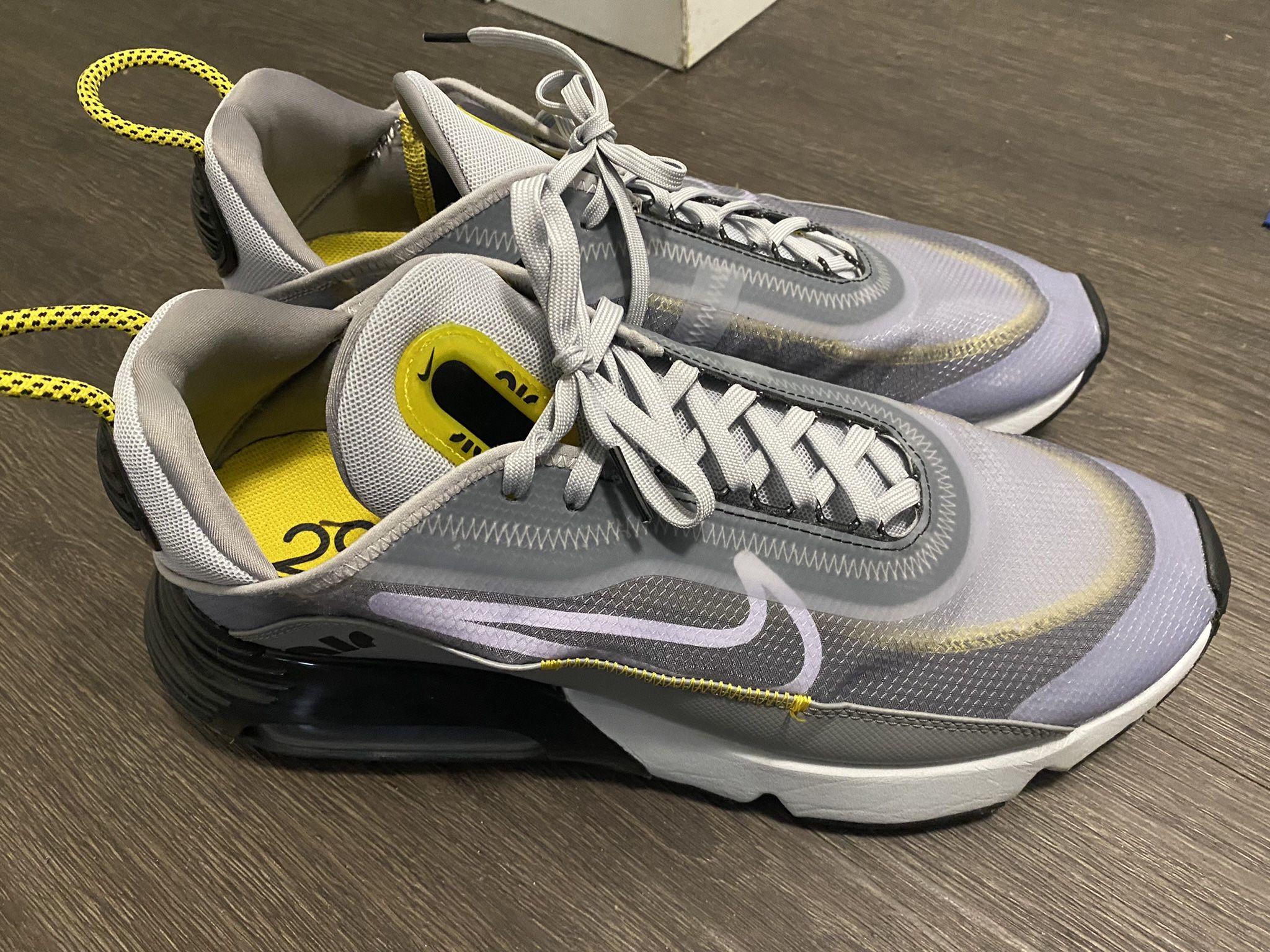 Airmax Shoes Air Max 2090 Grey And Yellow ?Nike Airmax 2090 Wolf
