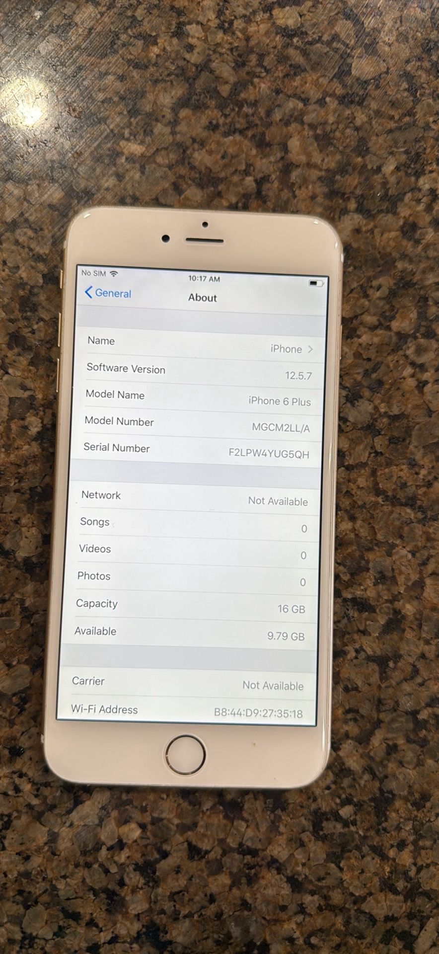 Apple iphone 6 plus factory unlocked like new
