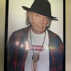 Neil Young Poster With Frame