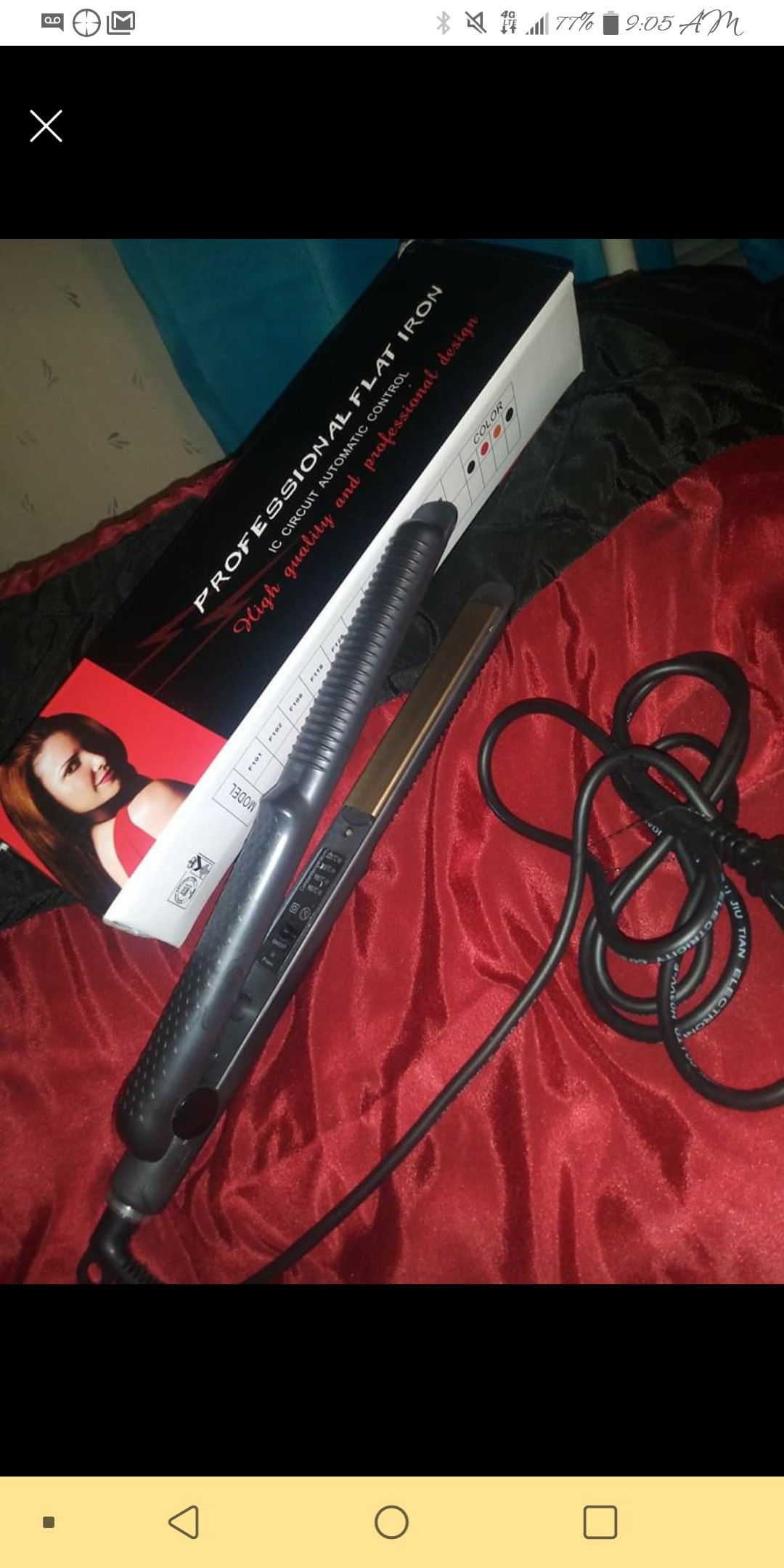 Professional hair straightener