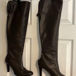 Ralph Lauren knee High Boots - Brown Size 10