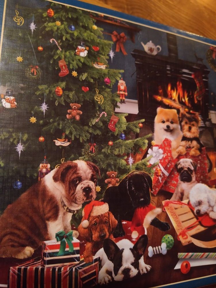 New Copper Hill Christmas Puppies  Puzzle 