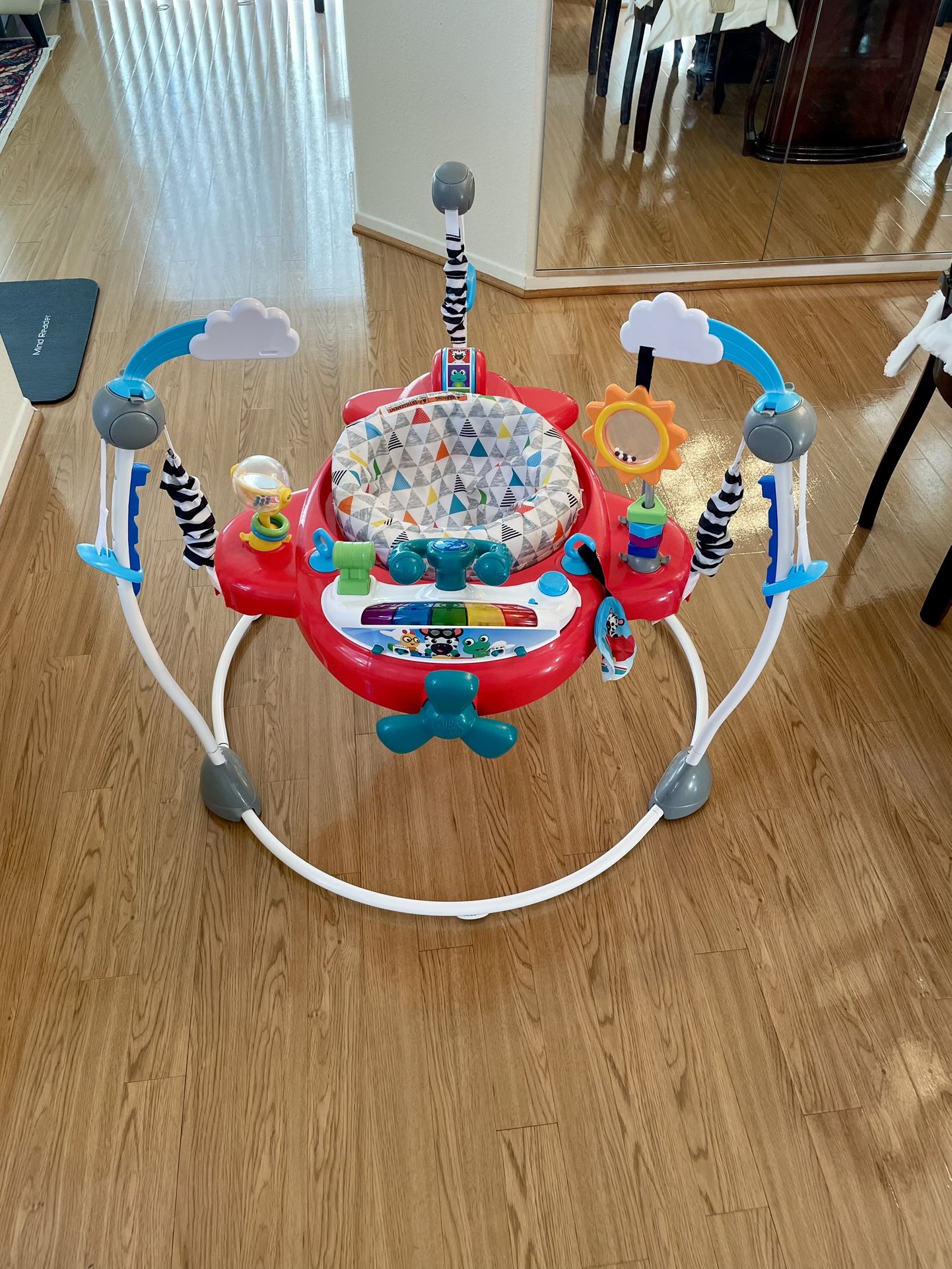 Ocean Explorers Airplane Adventure Infant Baby Activity Center Jumper, Ages 6 Months and up