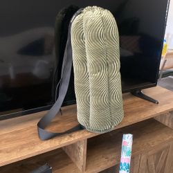 Olive Green Travel “vase” Bag 