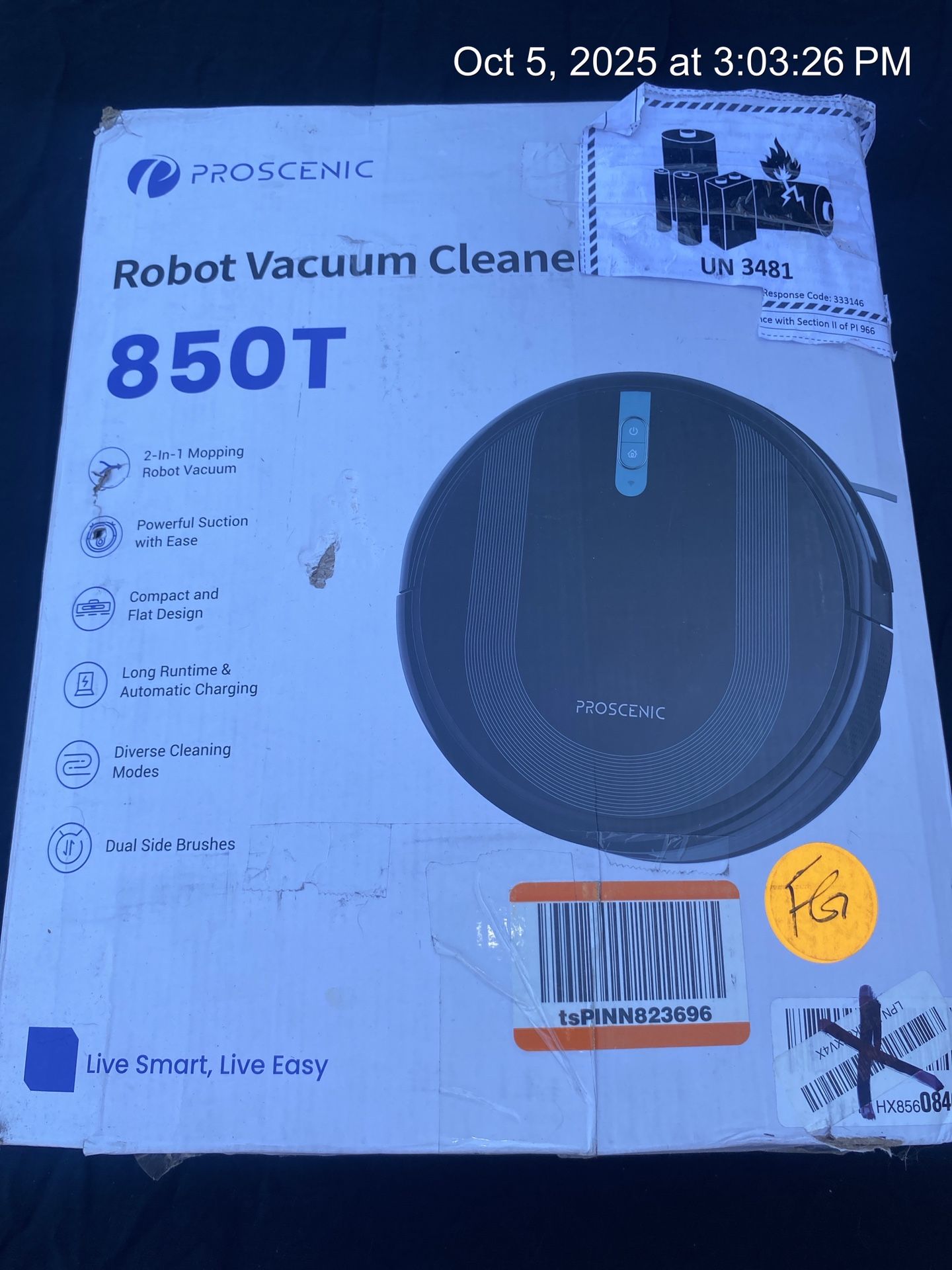 Robot Vacuum And Mop Combo Brand New In Unopened Box