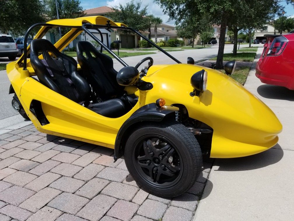 Street legal Kandi viper 250cc with a spare Honda cbr rr engine 900cc