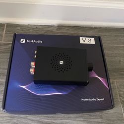 Fosi Audio V3 Stereo Class D Power Amplifier + 48V/5A PSU — Excellent Condition