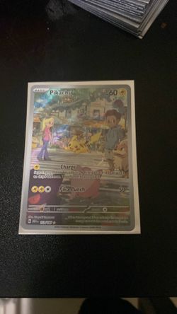 Pokémon card pikachu