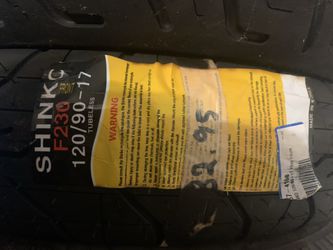 Motorcycle tires FRONT/BACK