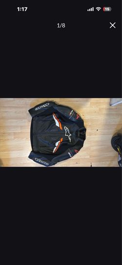 Alpinestars GP Plus R V3 Airflow Leather Jacket (40, Black/Fluo Red/White)