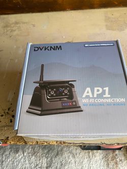Trailer Wi-Fi camera with antenna for extended range.